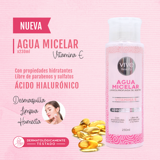 Agua Micelar Vitamina E 230ml