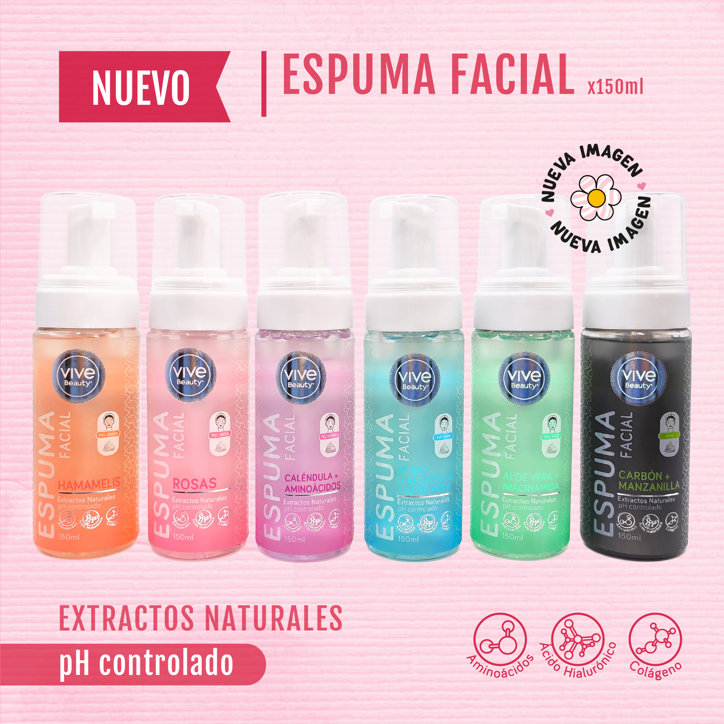 Espumas faciales