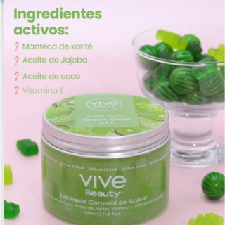 EXFOLIANTE DE AZUCAR GREEN GLOW